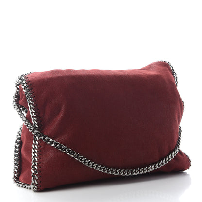 Stella McCartney Shaggy Deer Falabella Fold Over Tote Burgundy 2 of 7