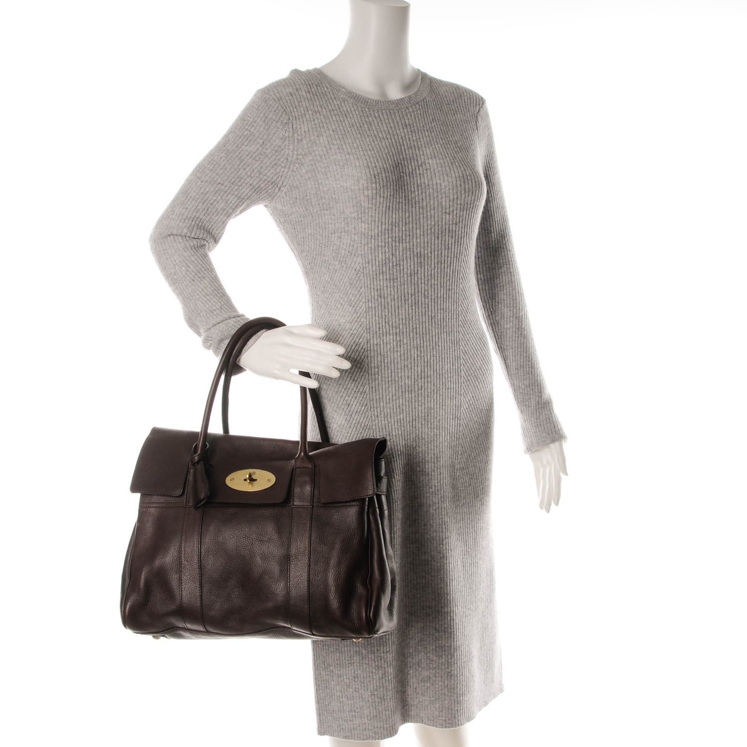 Mulberry Natural Leather Bayswater Chocolate 2 of 8