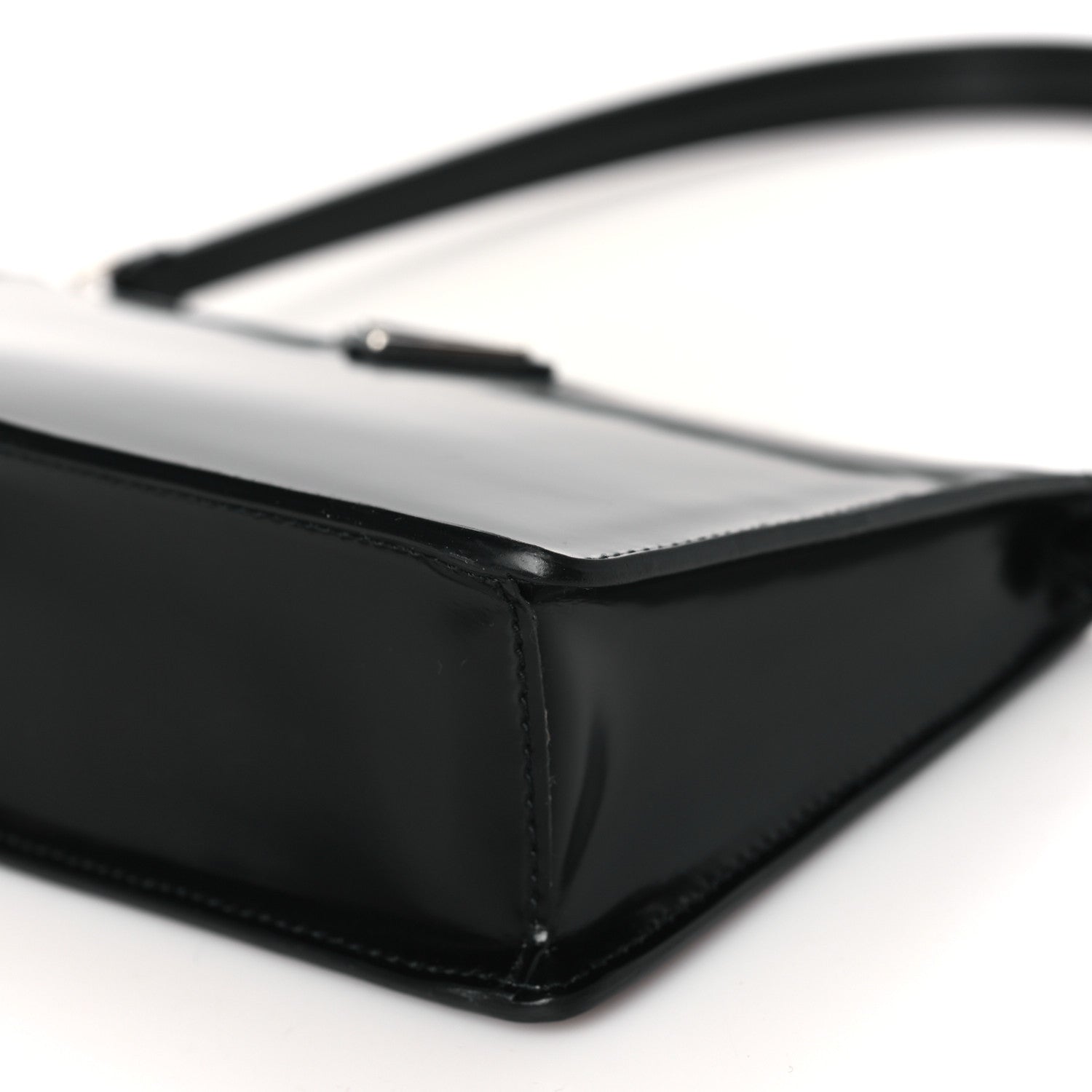 Prada Spazzolato Mini Shoulder Bag Black 9 of 10