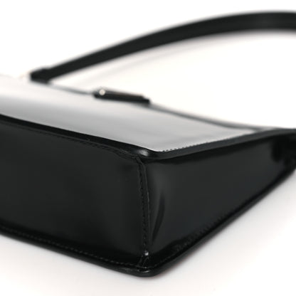 Prada Spazzolato Mini Shoulder Bag Black 9 of 10