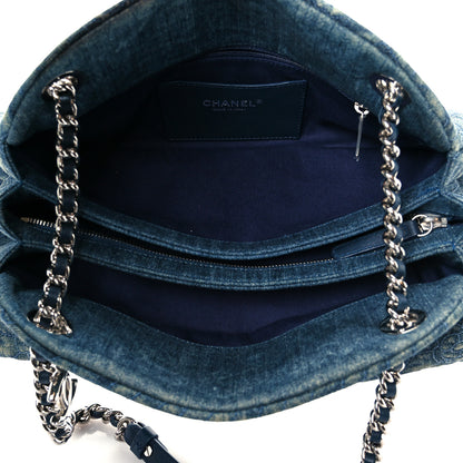 Chanel Denim Camellia Embroidered Just Mademoiselle 5 of 11