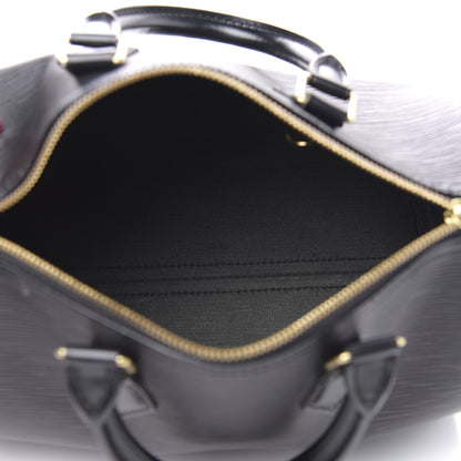 Louis Vuitton Epi Speedy 25 Black 5 of 10