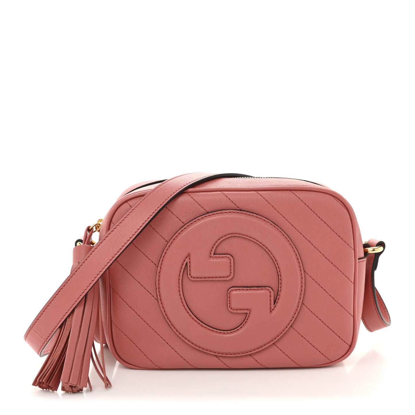 Sakai Be Green Calfskin Diagonal Stitched Small Blondie Shoulder Bag Gorgeus Grace