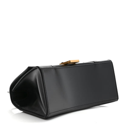 Balenciaga Shiny Box Calfskin Small Hourglass Top Handle Bag Black 4 of 8