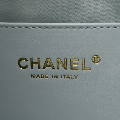 Chanel Caviar Quilted Small Chanel 25 Handbag Light Blue 6 of 13