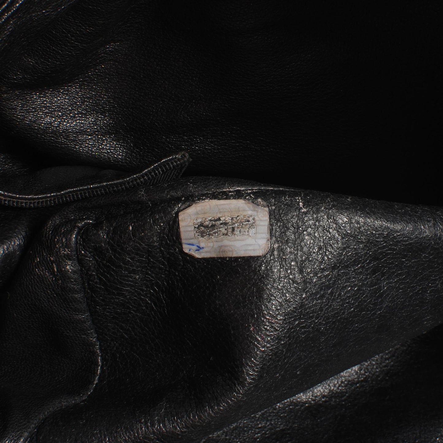Lambskin Jumbo Shoulder Bag Black
