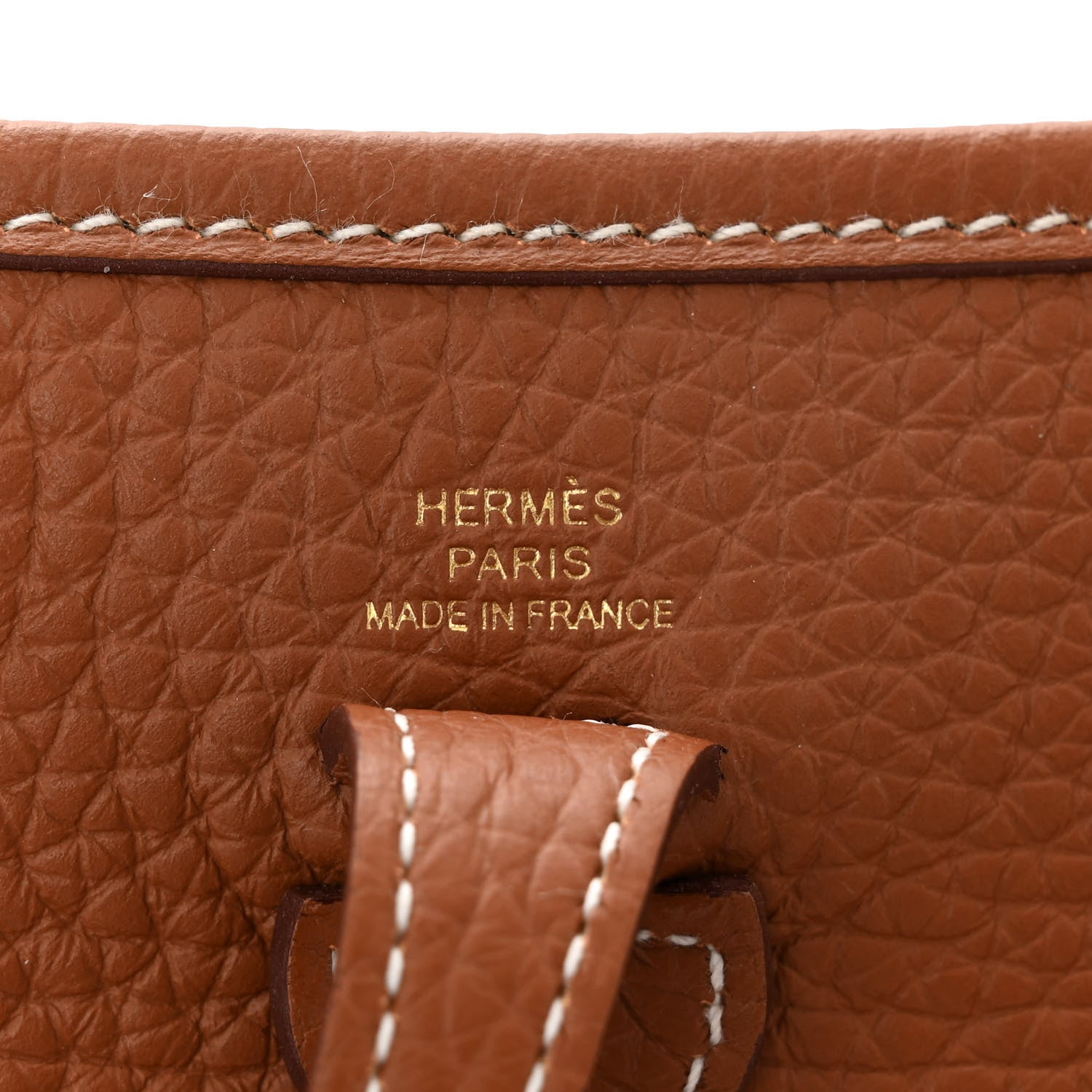 Hermes Taurillon Clemence Evelyne TPM Gold 6 of 11