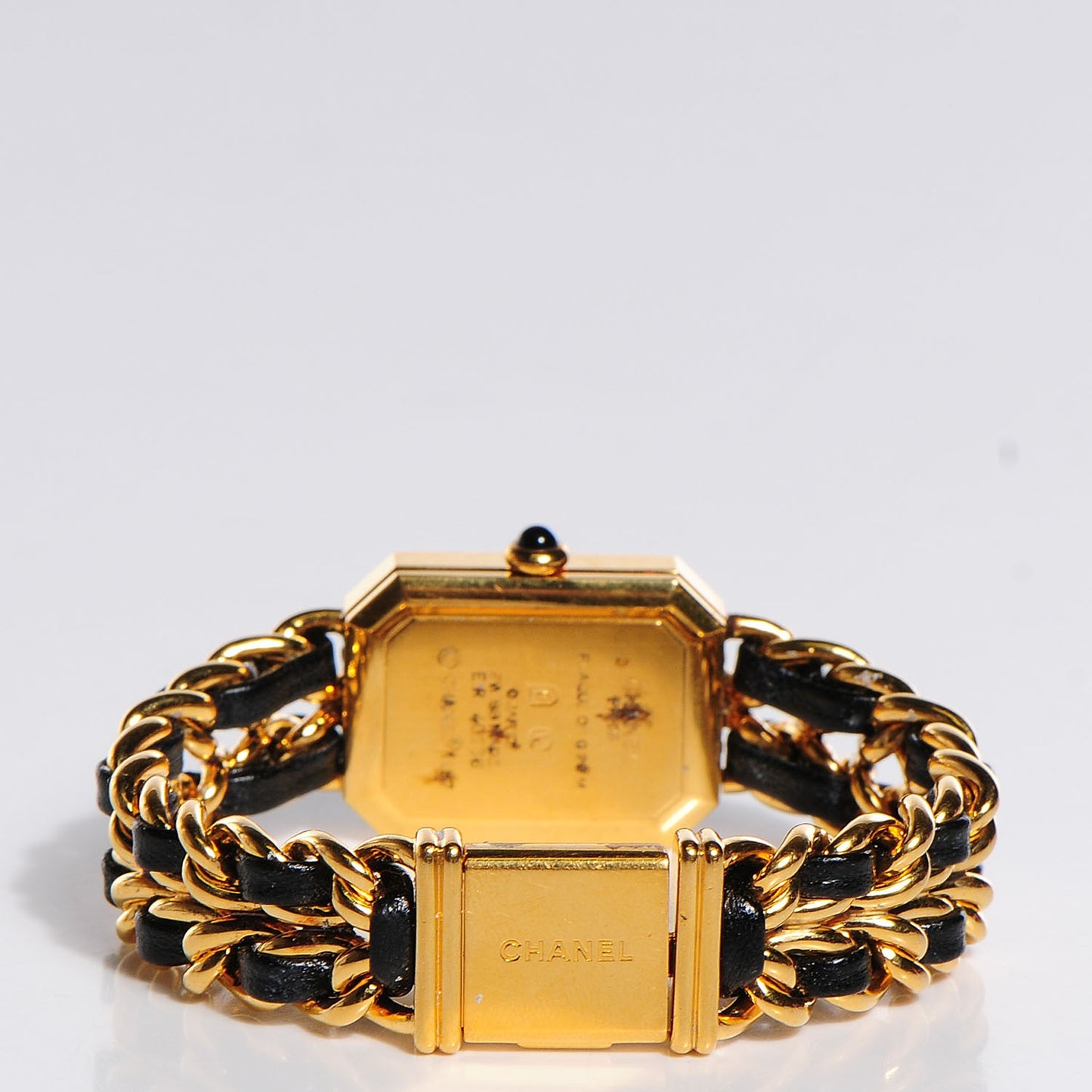 Stainless Steel Lambskin 20mm Chain Premiere Quartz Watch Gold M
