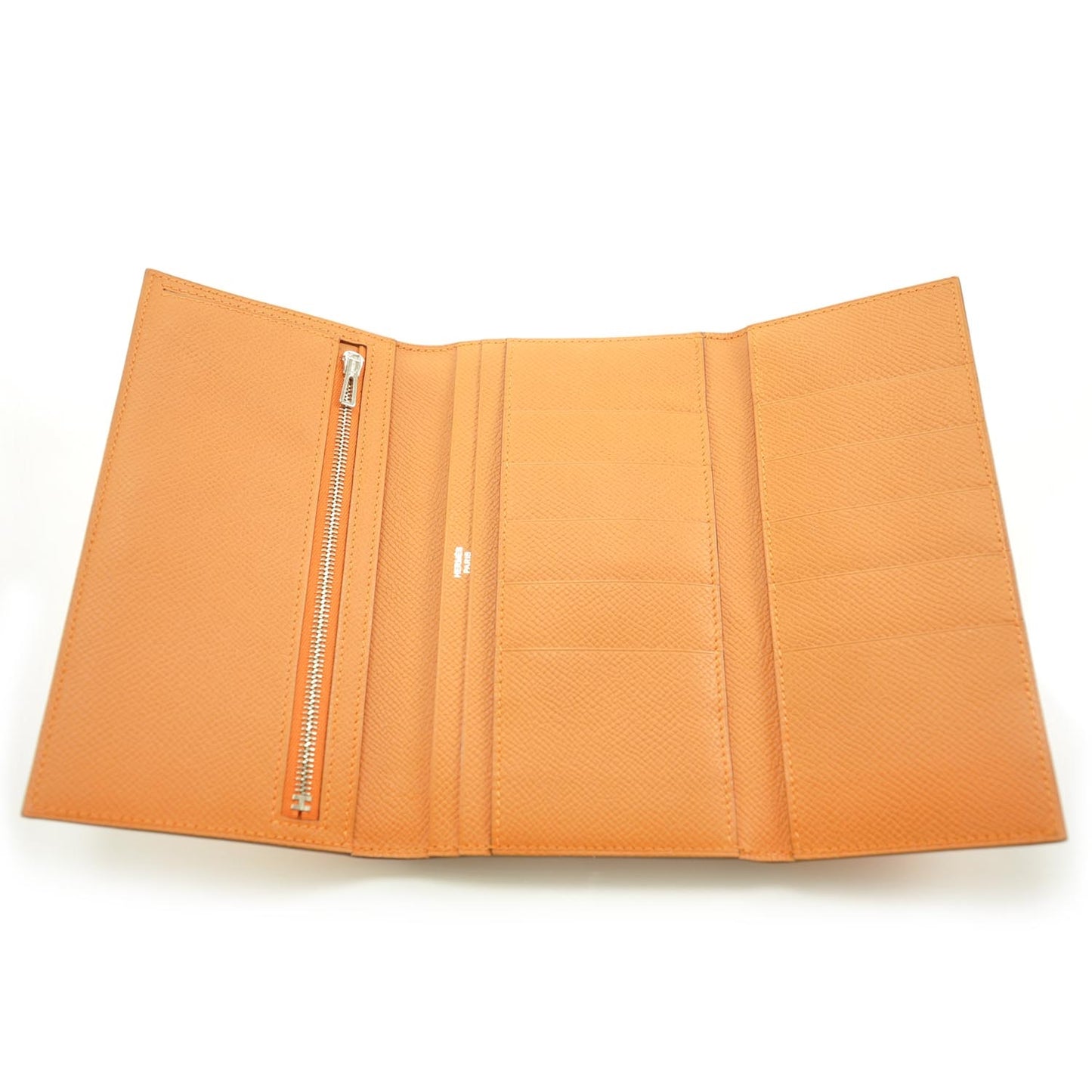 Veau Epsom Bearn Wallet Orange