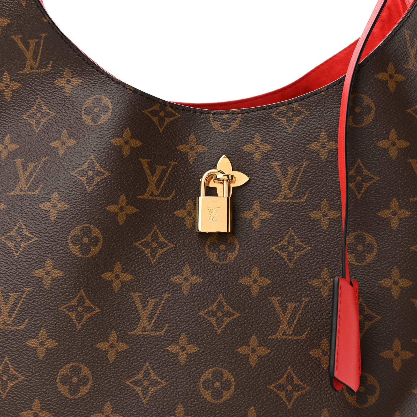 Monogram Flower Hobo Coquelicot