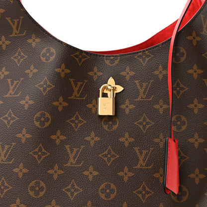 Louis Vuitton Monogram Flower Hobo Coquelicot 7 of 9