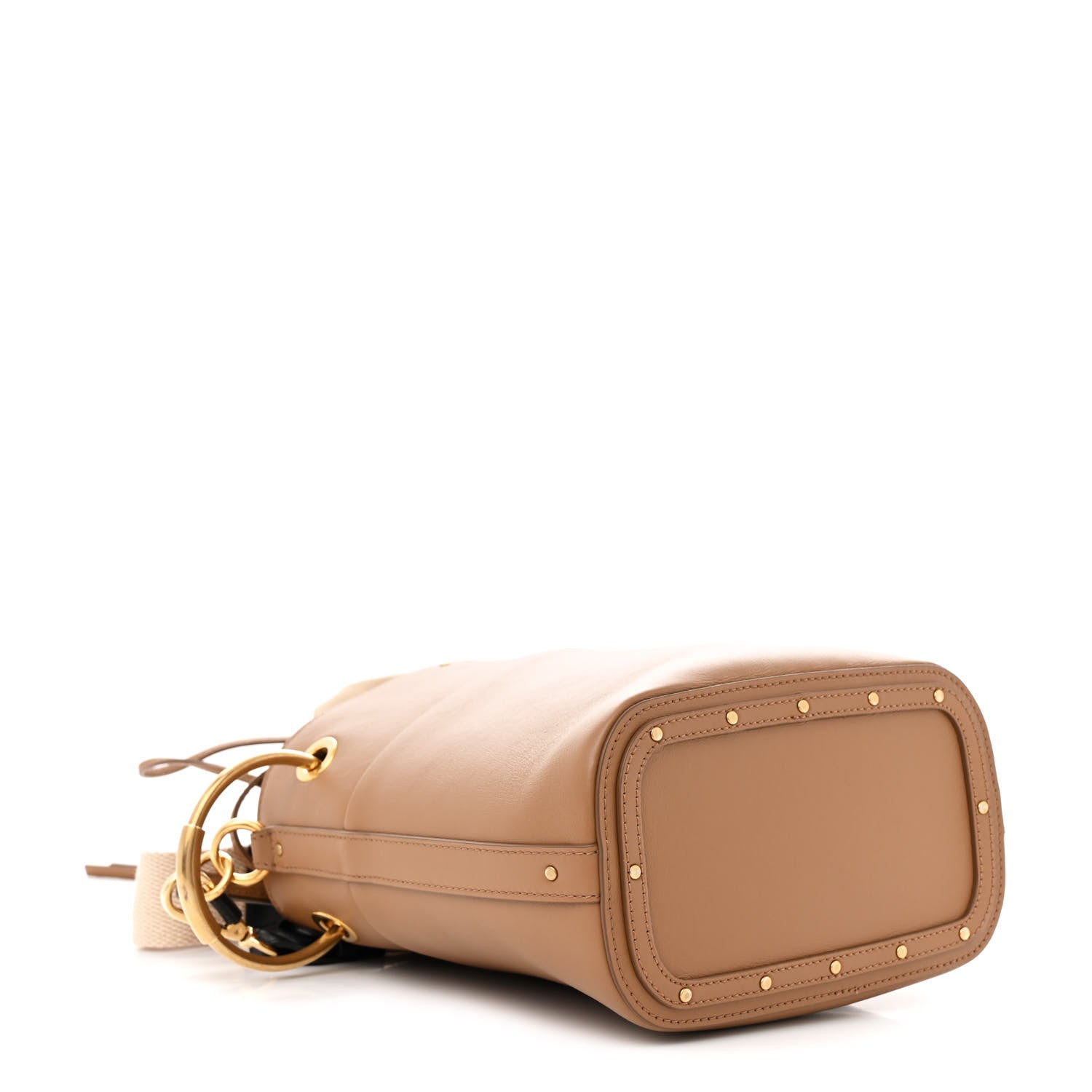 Chloe Smooth Calfskin Small Roy Bucket Bag Nut 4 of 10