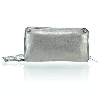 Chloe Leather Paddington Wallet Metallic 3 of 6
