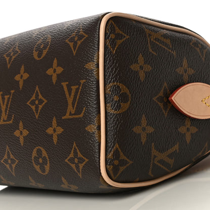 Louis Vuitton Monogram Speedy Bandouliere 20 Black 8 of 9