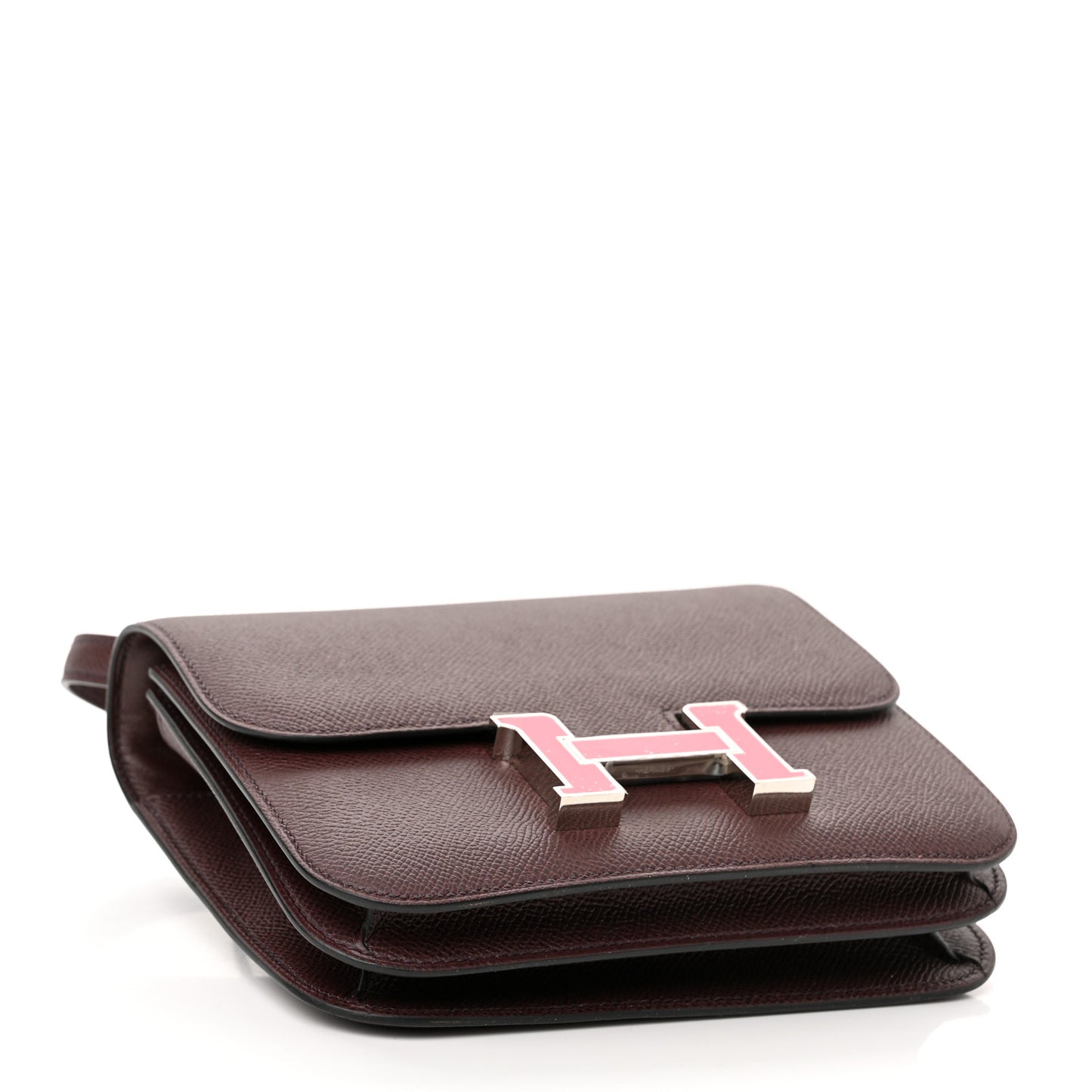 Epsom Enamel Constance 18 Rouge Sellier Framboise