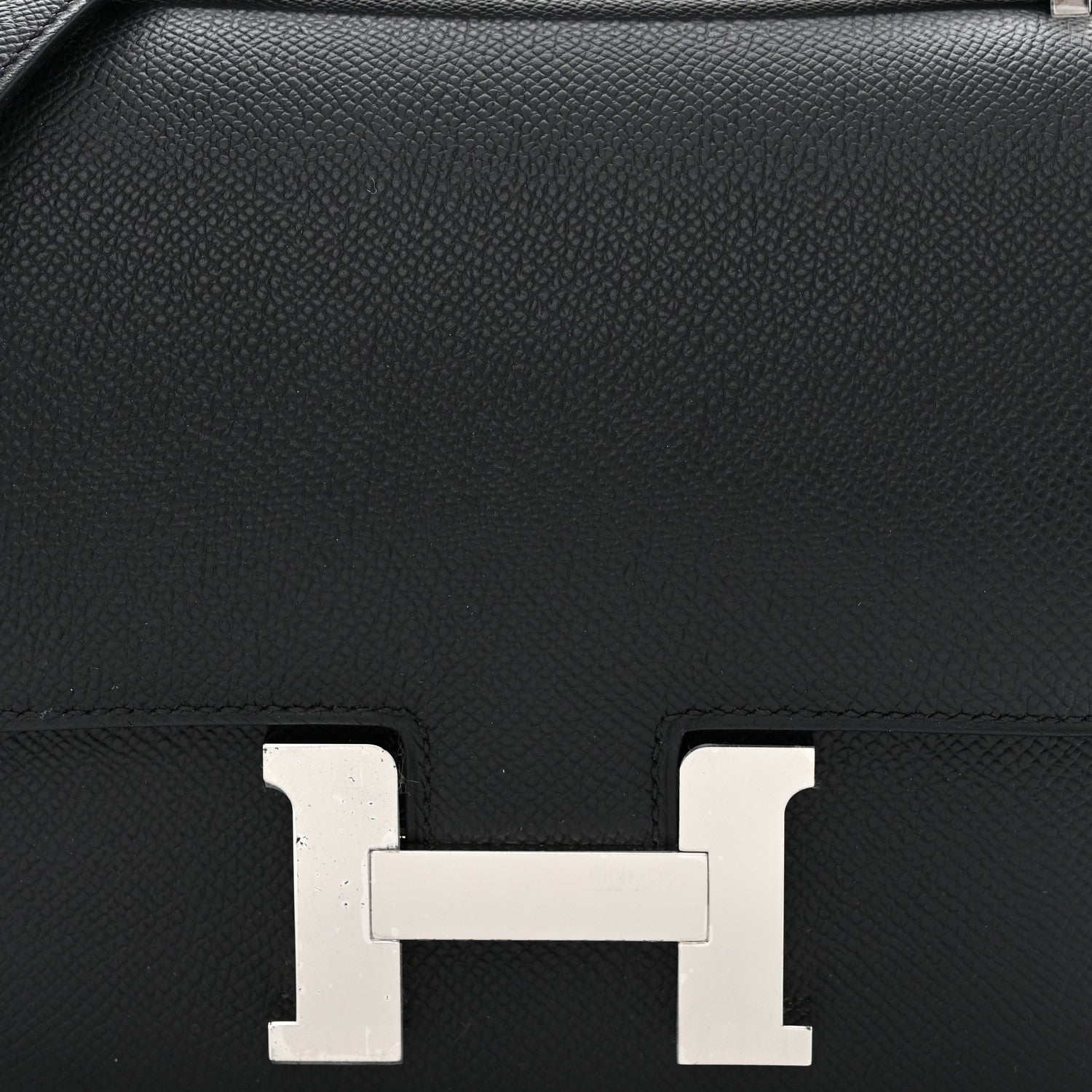 Hermes Epsom Constance 18 Black 9 of 12
