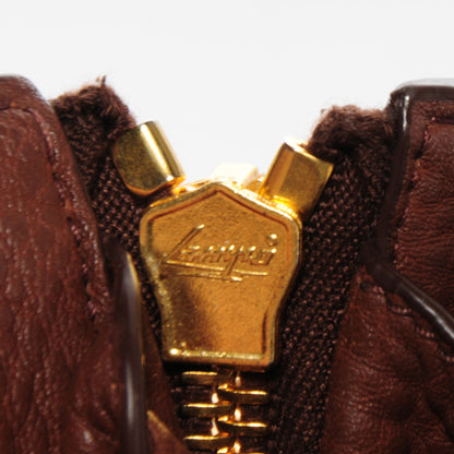 Prada Vitello Daino Side Zip Shopping Tote Palissandro 7 of 16
