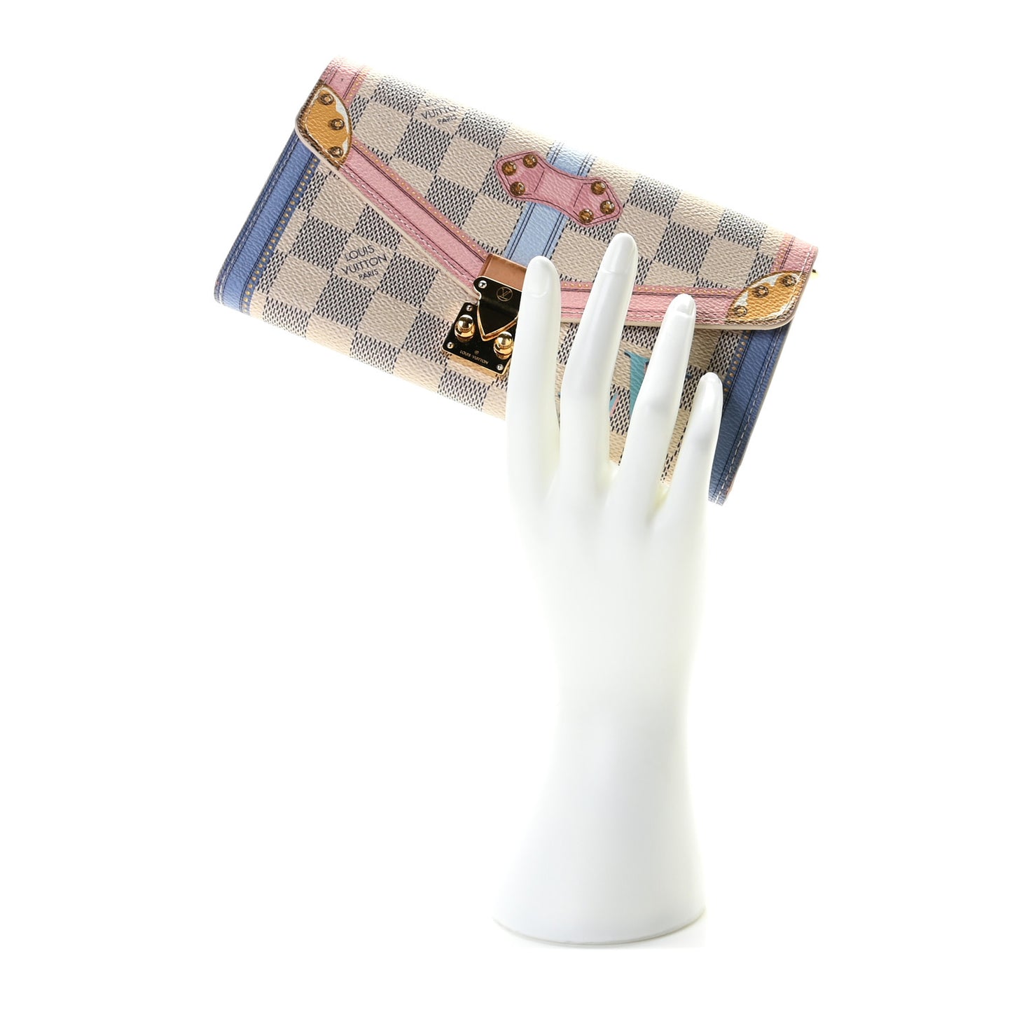 Damier Azur Summer Trunks Sarah Wallet NM