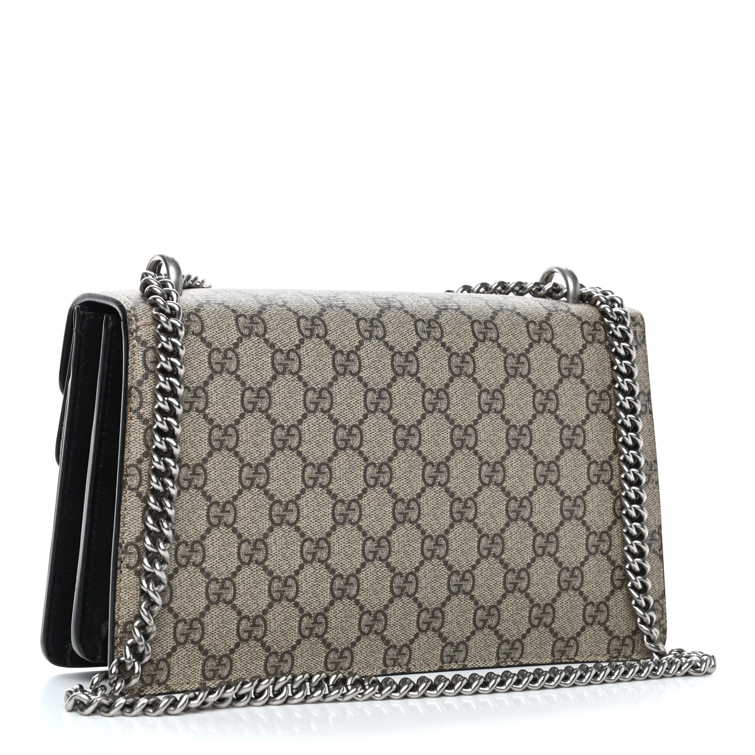 Gucci GG Supreme Monogram Small Dionysus Shoulder Bag Black 2 of 8