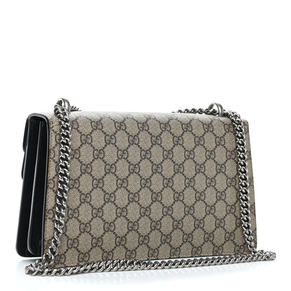 Gucci GG Supreme Monogram Small Dionysus Shoulder Bag Black 2 of 8