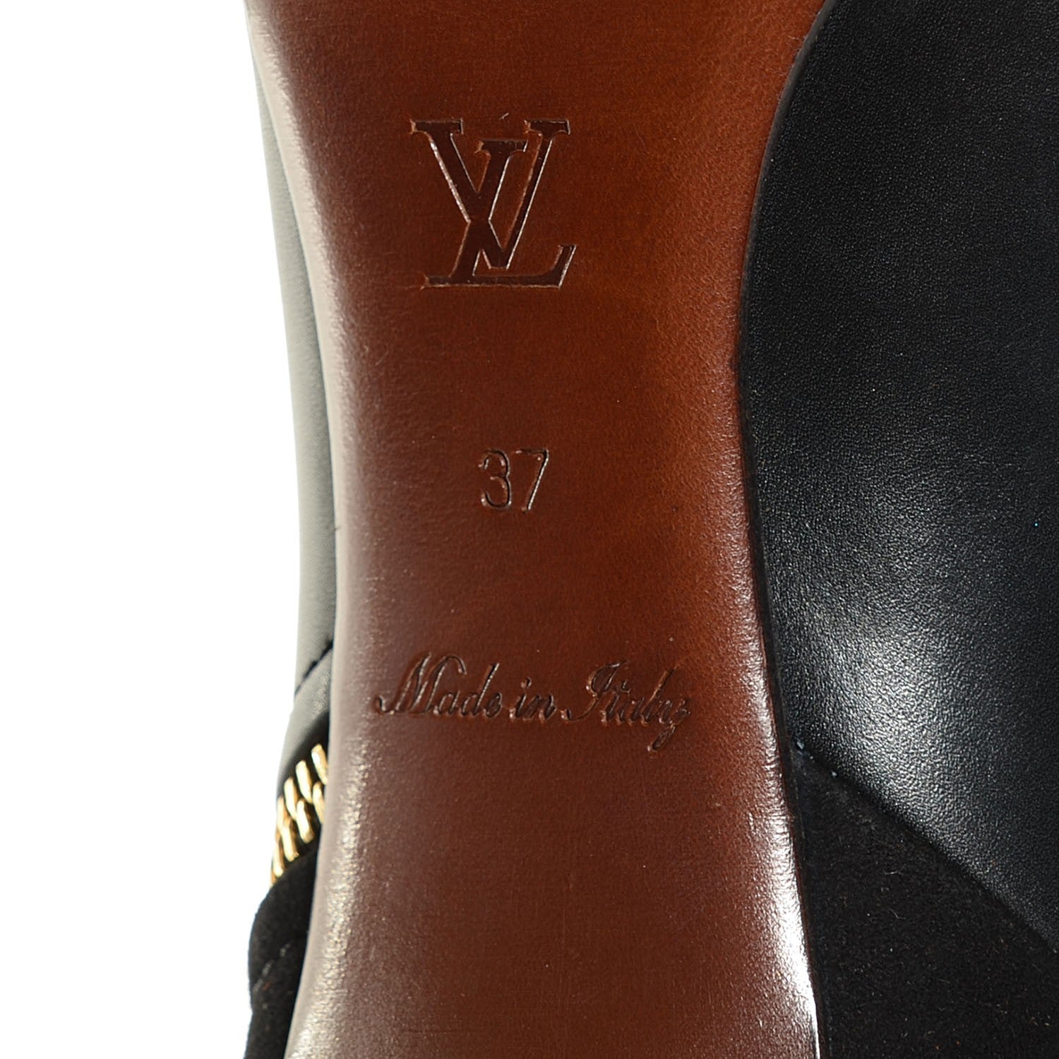 Louis Vuitton Calfskin Zippy Low Boots 37 Black 6 of 8
