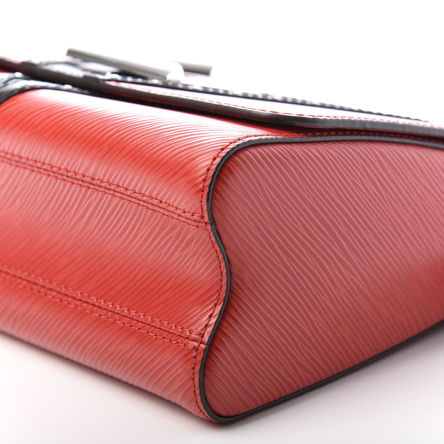 Epi Monogram Twist Shoulder Bag MM Coquelicot