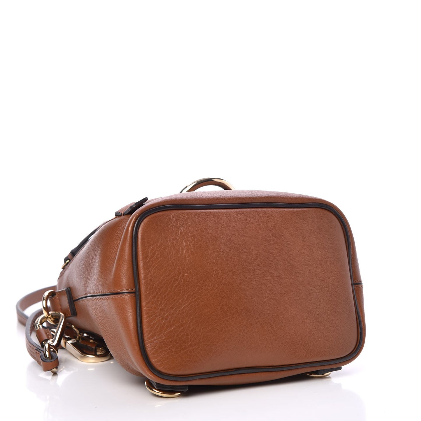 Suede Calfskin Mini Faye Backpack Tan