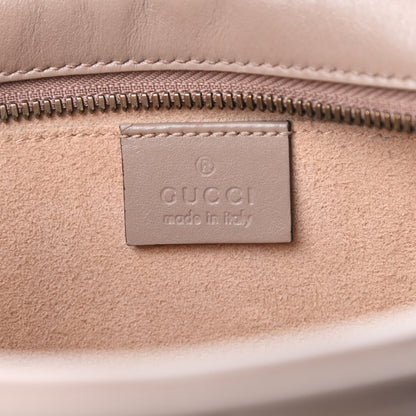 Gucci Calfskin Matelasse Small GG Marmont Chain Shoulder Bag Porcelain Rose 5 of 6