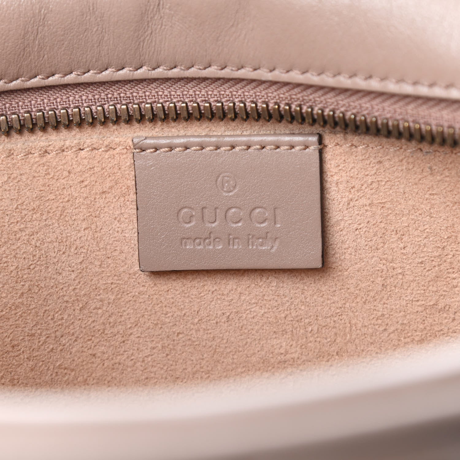 Gucci Calfskin Matelasse Small GG Marmont Chain Shoulder Bag Porcelain Rose 5 of 6