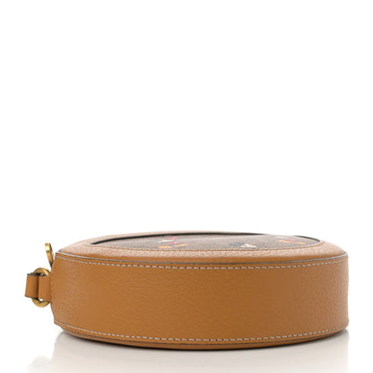 Gucci X DISNEY Mini Vintage GG Supreme Monogram Mickey Mouse Round Shoulder Bag Beige Vintage Sun Oil 4 of 12