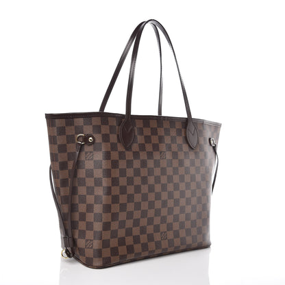 Louis Vuitton Damier Ebene Neo Neverfull MM Rose Ballerine 5 of 20