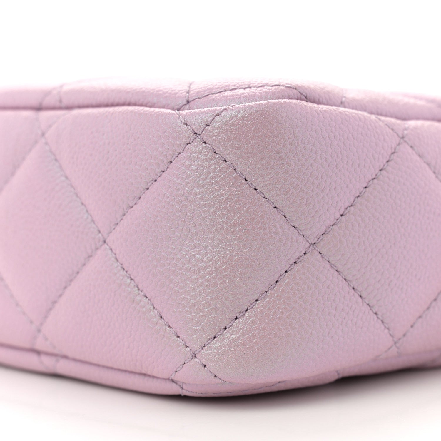 Chanel Iridescent Caviar Quilted Mini My Perfect Camera Case Pink 10 of 11