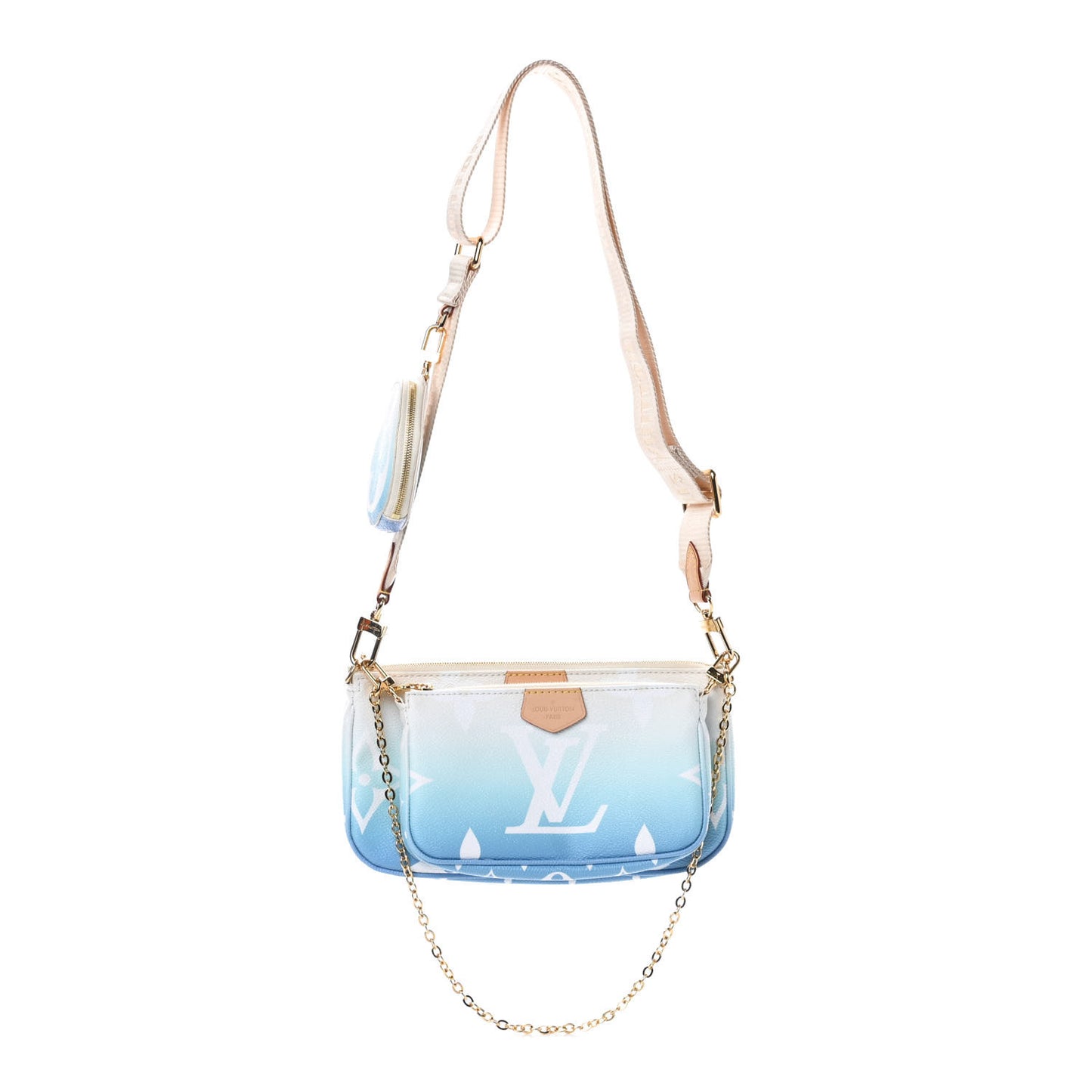 Monogram Giant By The Pool Multi Pochette Accessories Blue