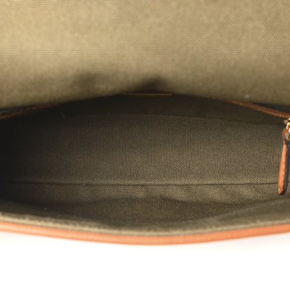 Fendi Canvas Vitello King FF Embroidered Baguette Amazzonia Cuoio 5 of 10