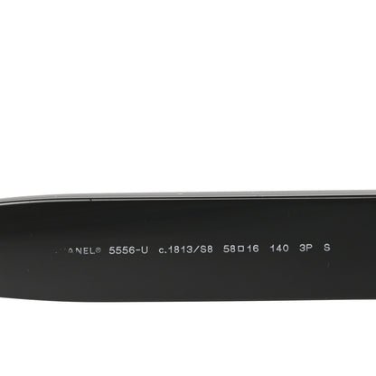 Chanel Acetate Shield Sunglasses 5556-A Grey 5 of 6