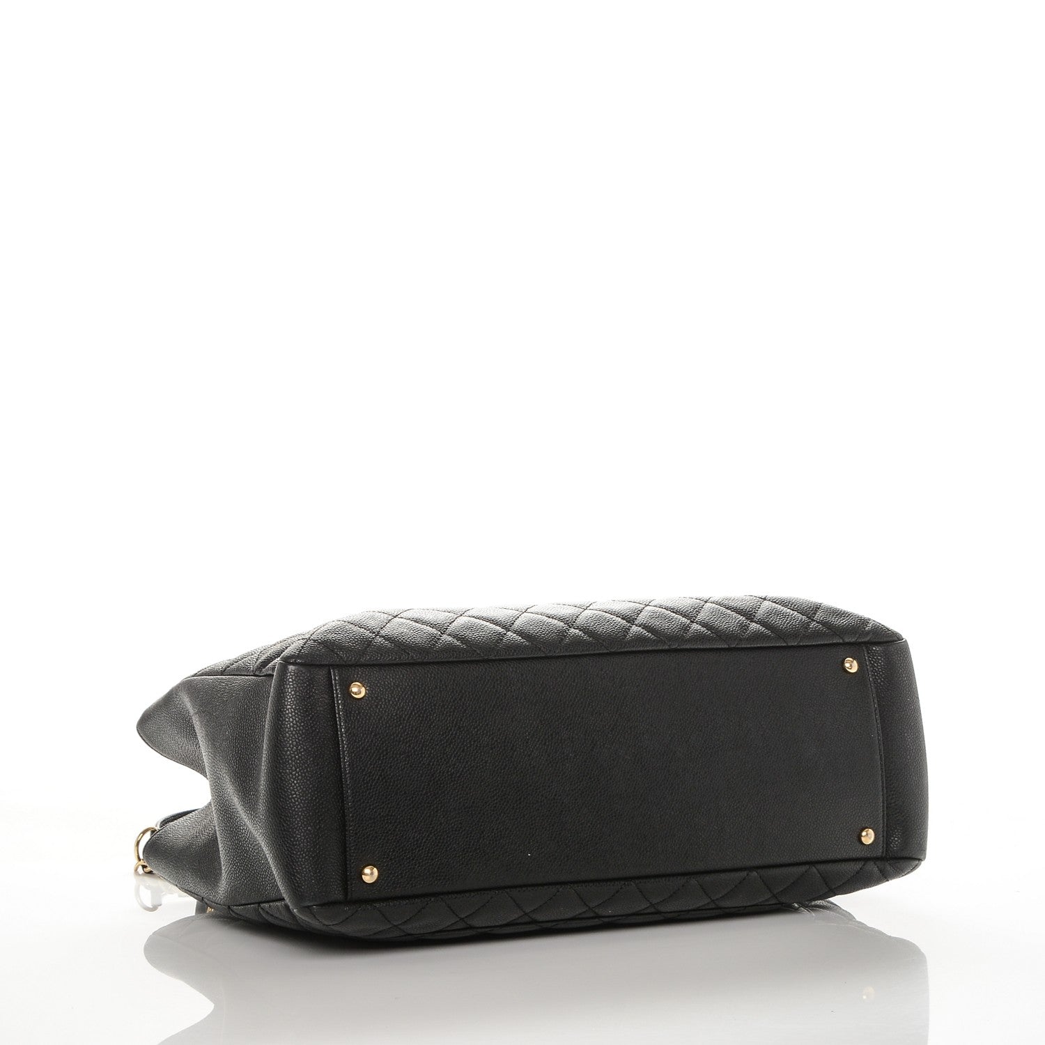 Chanel Caviar Quilted XL Grand Shopping Tote GST Black 4 of 6