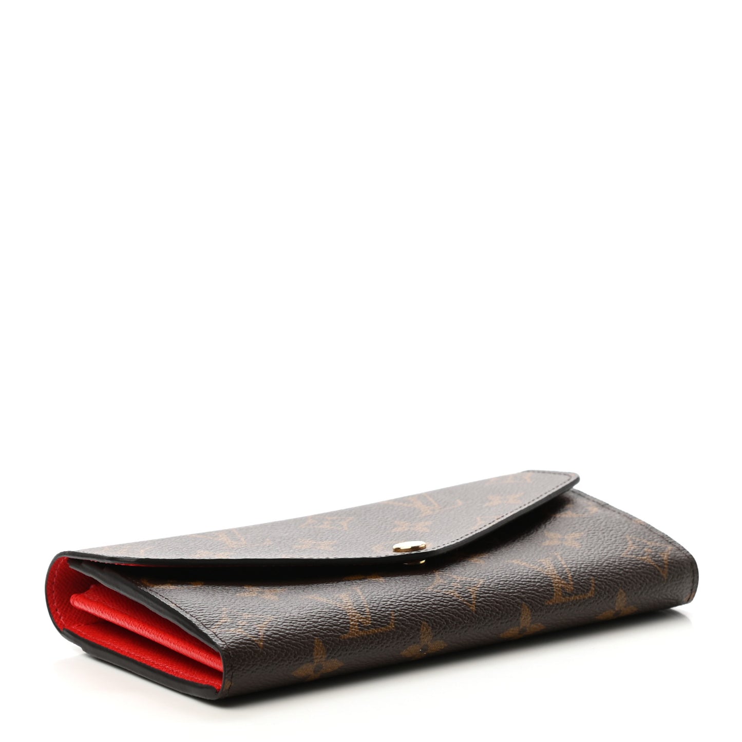 Monogram Sarah Wallet NM Coquelicot