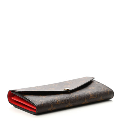 Louis Vuitton Monogram Sarah Wallet NM Coquelicot 4 of 8