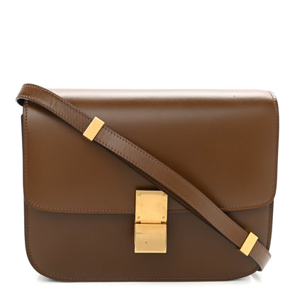 Celine Box Calfskin Medium Classic Box Flap Bag Camel 1 of 10