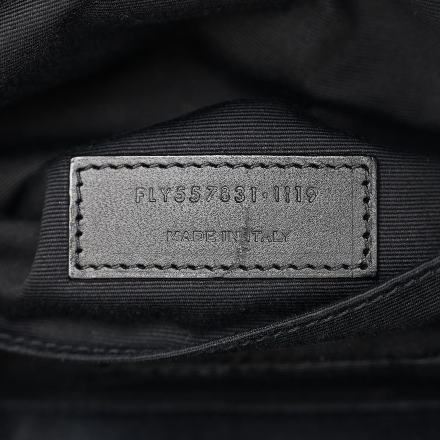 Canvas Classic Belt Bag Black White