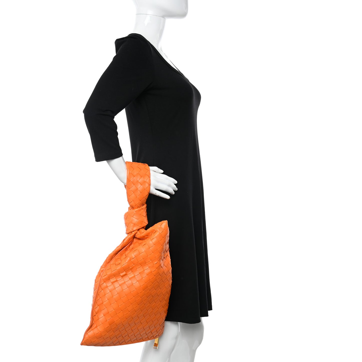 Nappa Intrecciato BV Twist Orange