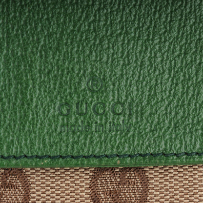 Gucci GG Monogram Web Double Pocket Belt Bag Green 6 of 9