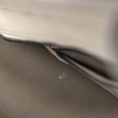 Celine Drummed Calfskin Mini Luggage Dune 9 of 12