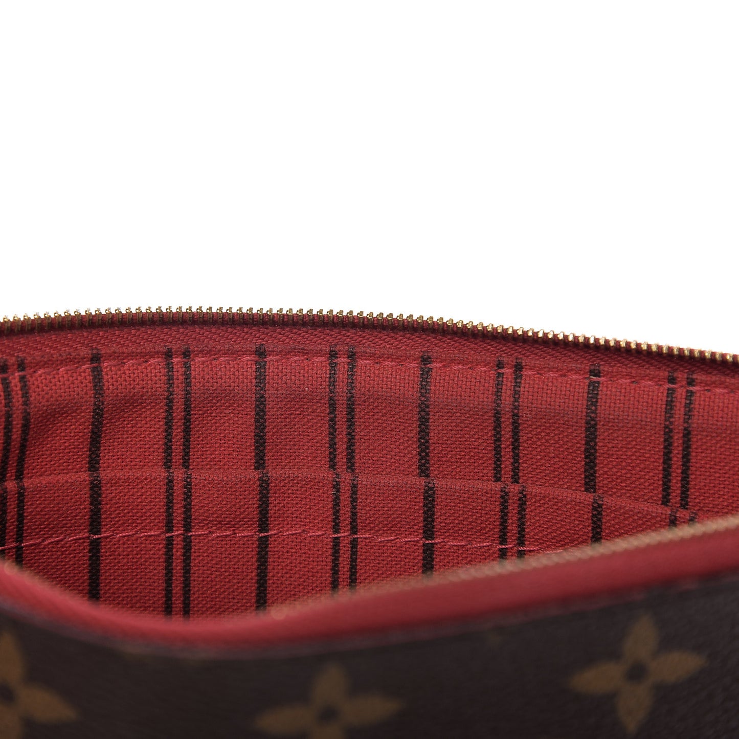 Monogram Neverfull MM GM Pochette Cherry