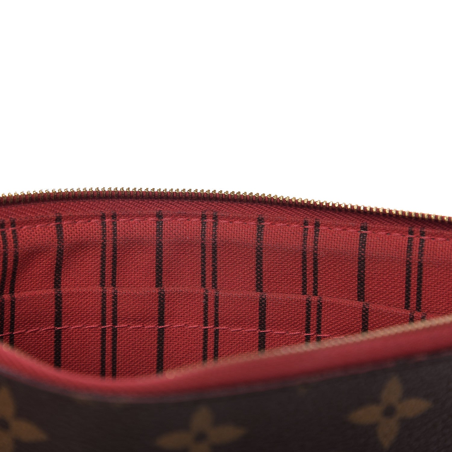 Louis Vuitton Monogram Neverfull MM GM Pochette Cherry 6 of 7