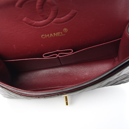 Chanel Lambskin Quilted Medium Double Flap Black 4 of 13