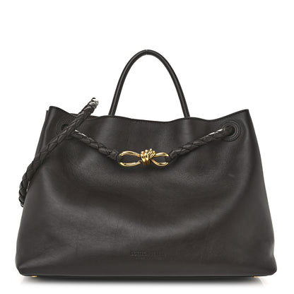 Bottega Veneta Silky Calfskin Medium Andiamo Shoulder Bag Fondant 1 of 10