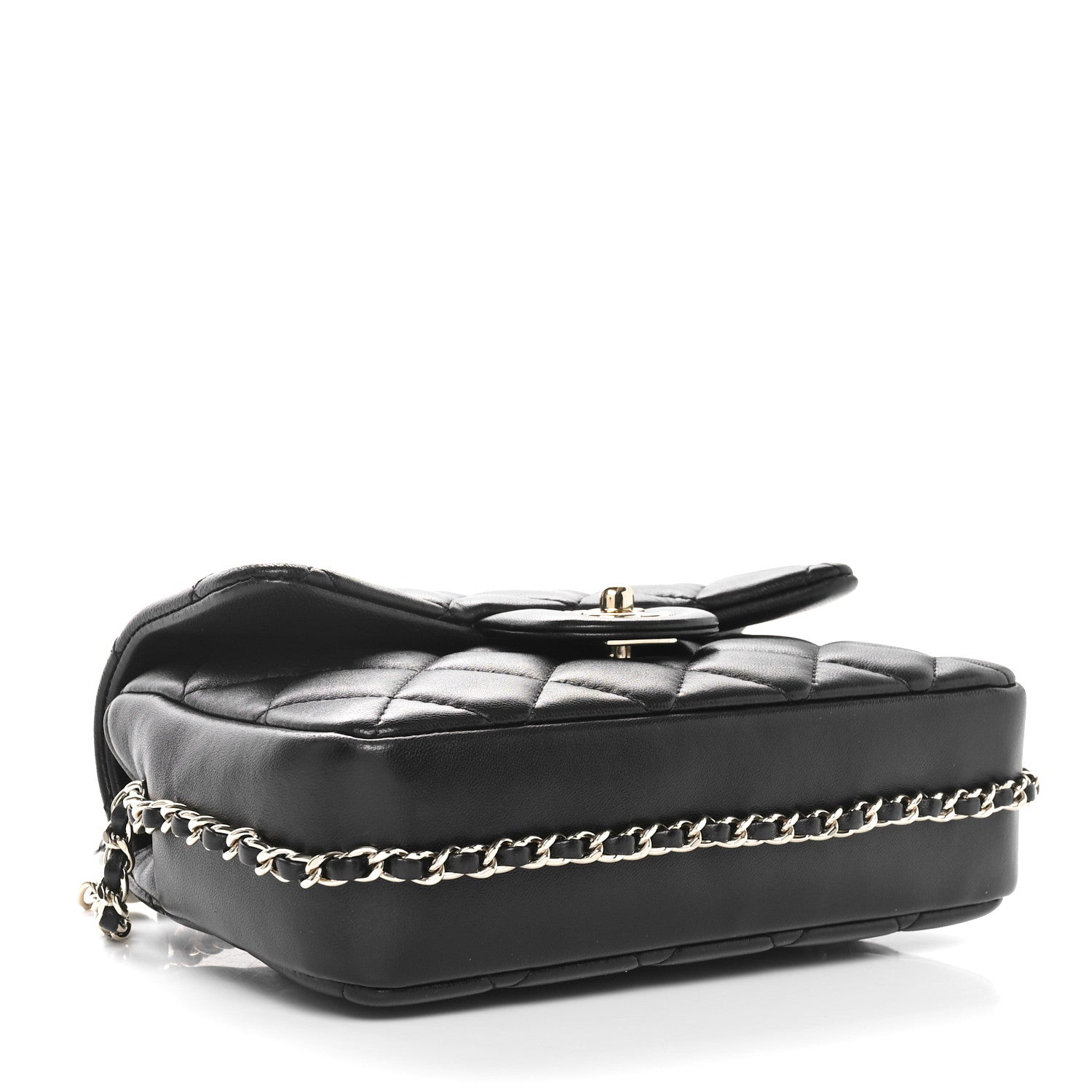 Chanel Lambskin Quilted Small My Precious Flap Black 4 of 11