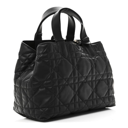 Christian Dior Calfskin Macrocannage Medium Toujours Black 4 of 12