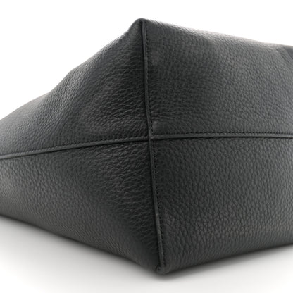 The Row Grained Calfskin Medium N/S Park Tote Black 9 of 11